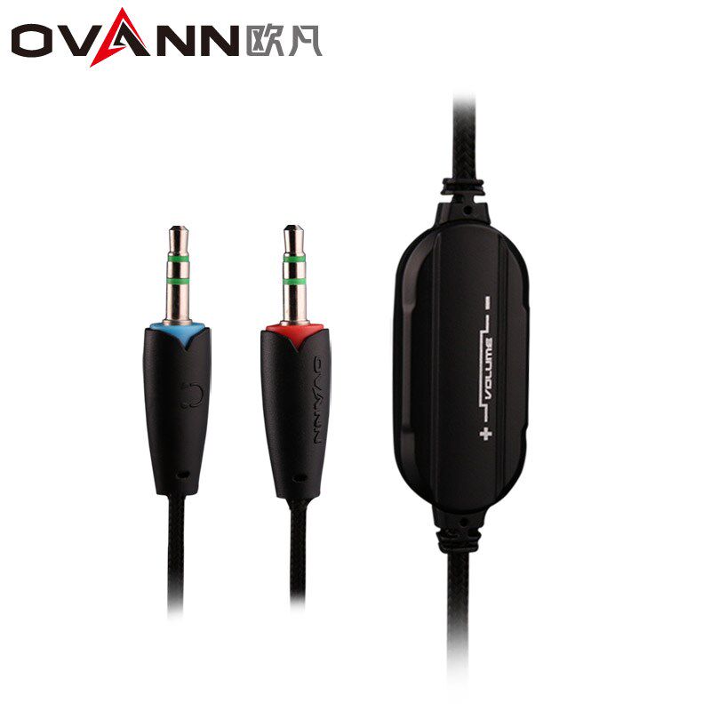 ovann/欧凡 X1耳机头戴式耳麦带麦克风单插孔双孔可选音乐游戏家