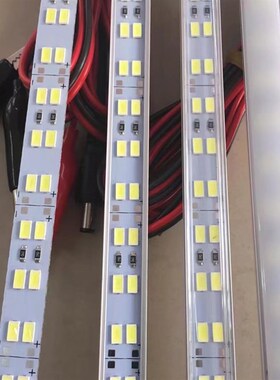 超亮12伏灯带12V摆夜市照明电动车60V地摊LED照明高亮5630硬灯条