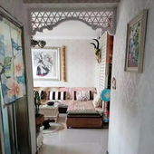 玄关隔断中式 镂空门楣装 饰门头客厅过道走廊横梁雕花遮挡PVC挂落