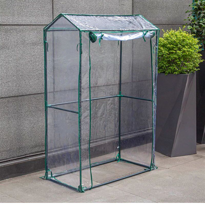 植物温室防冻棚防雨过冬保温罩暖棚阳台花园小暖房保温棚育苗花房