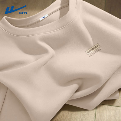 回力德绒打底衫加厚休闲高端宽松