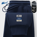 男士 回力男生裤 潮流秋冬休闲卫裤 男款 子加绒宽松加厚运动束脚裤