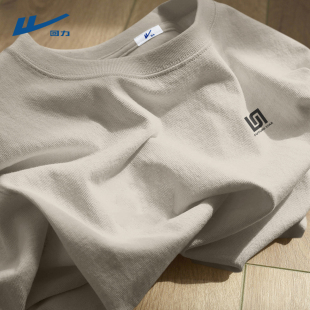 回力重磅男士短袖2026年新款高中生t恤男时尚百搭男款纯棉上衣潮Y