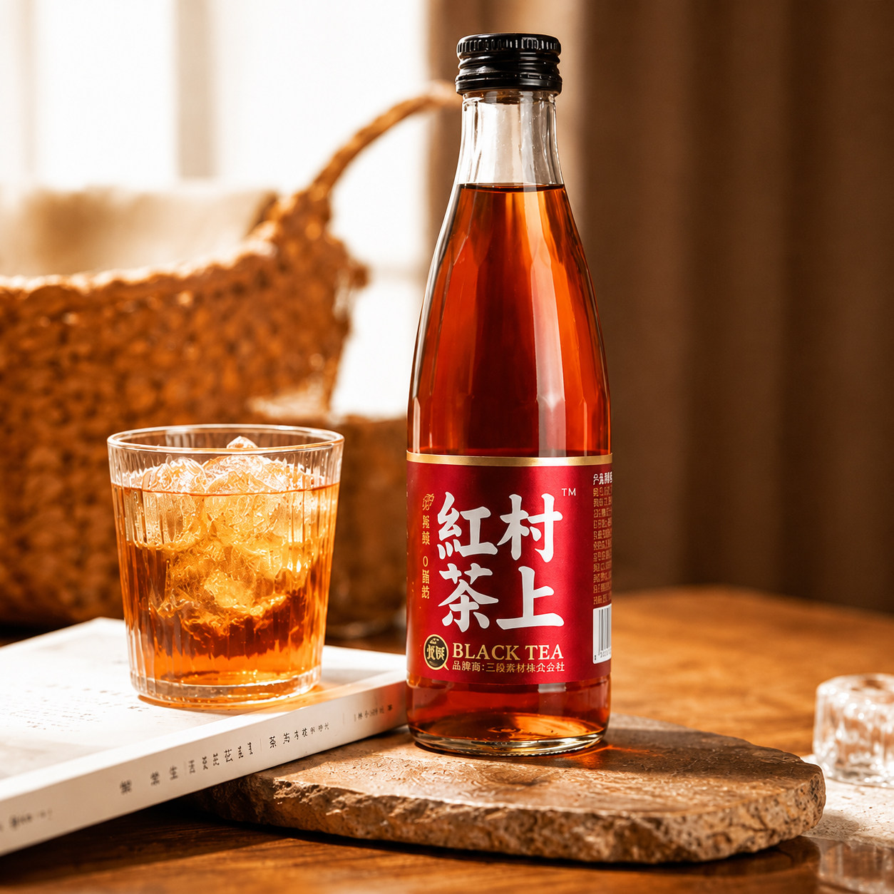 日式风味三恩京都乌龙茶240ml*15瓶原味红茶果汁整箱低能量茶饮料