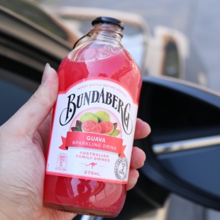 特价2瓶装-澳洲宾得宝Bundaberg375ml*2蜜桃血橙百香果饮料气泡水
