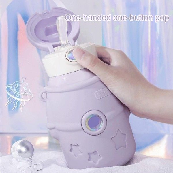 304 Stainless Steel Cute Kettle 360 Degree Leak-proof Seal