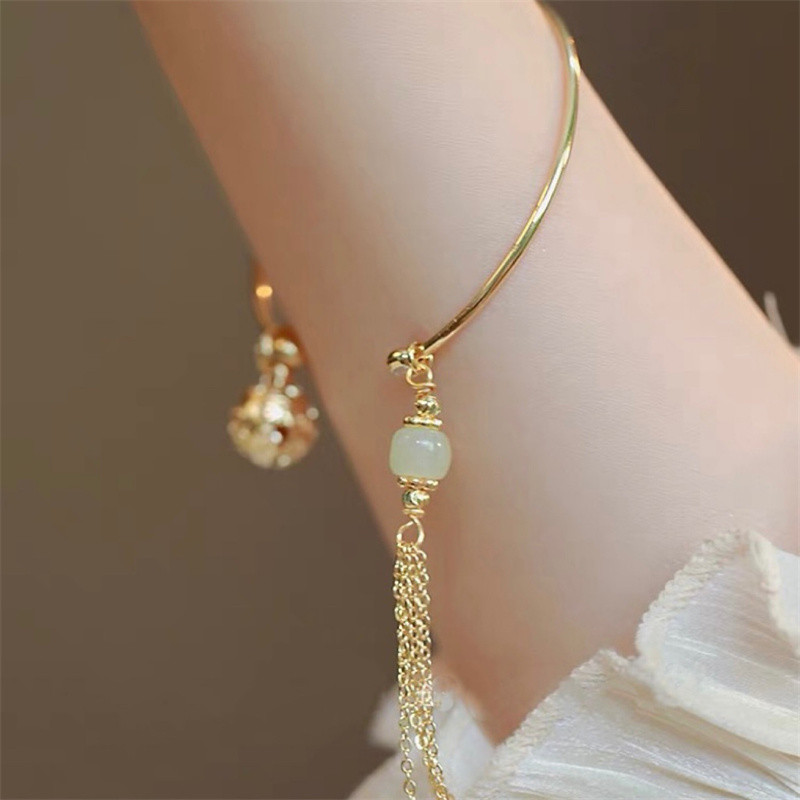 Rinhoo Fashion Lucky Transshipment Bead Bell Tassel