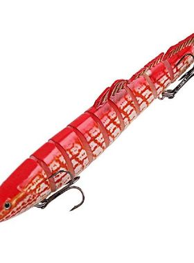 3D Eyes Fishing Bait Multi-section Loach Lure Swimbait Lure