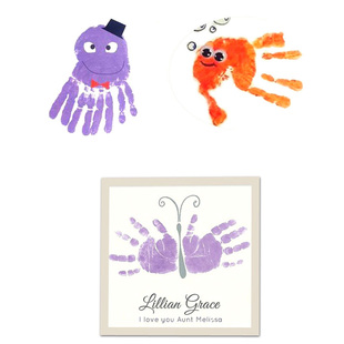 12color ink painting washable finger palm 极速finger