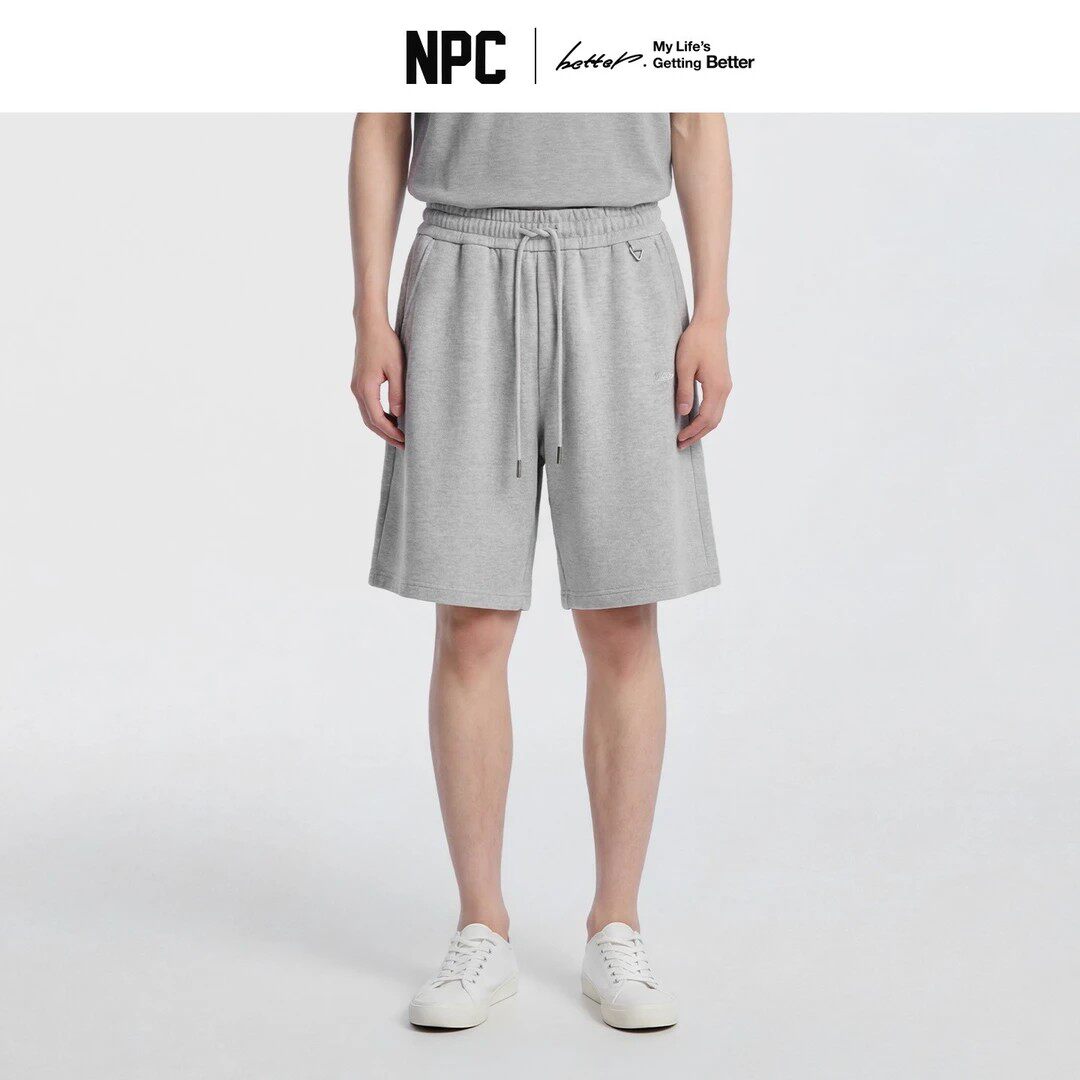 NPC潮牌夏季男士时尚潮流简约百搭宽松抽绳休闲裤短裤NP64SR01图片