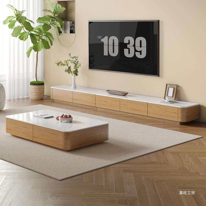 原木色茶几电视简103电视柜桃胡组合约实木奶油风原木色地台电视,住宅家具,其它柜类,淘宝优惠券,粉丝福利购,淘宝优惠卷