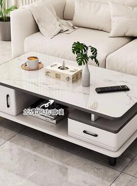 茶几客0厅家用小钢化玻璃茶桌简约现代22型5户新DTP款轻奢阳台小