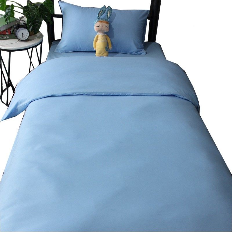 y*J水三洗蓝色被套件套夏季学宿JMH64528舍棉床上用品生上下铺床,床上用品,床品套件/四件套/多件套,淘宝优惠券,粉丝福利购,淘宝优惠卷