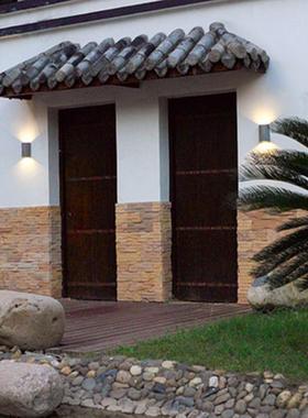 ?LE壁灯室内PPC楼梯卧客厅床户外酒店D庭院黑色防水网红现头室代