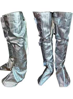 耐温隔热护腿脚铝防箔ILG护膝1000度隔热烫电高焊盖服劳保服通用