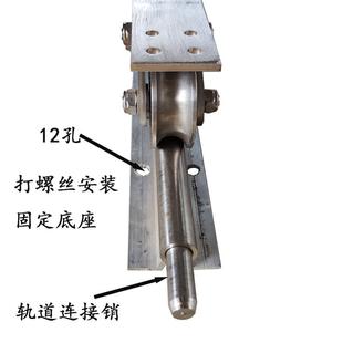 通2用01不锈钢实心地轨路庭轨电动平移JOO门别墅院门路轨圆管道滑