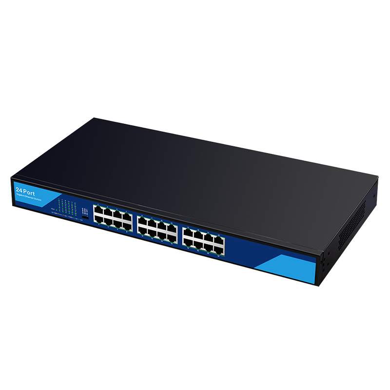 白蜘蛛19寸24口千兆非管理型交换机即插即用24口网络分线器交换机