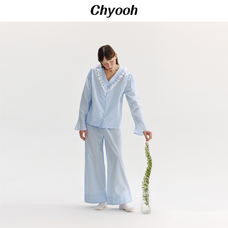 Chyooh明星同款可外穿睡衣女