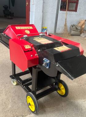 家用铡草米机干湿秸AFD秆铡碎草揉丝机养鸭殖牛羊鸡玉秸秆草机