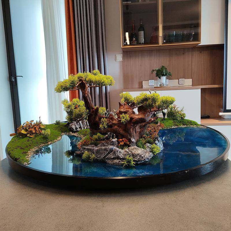 景圆桌餐桌摆饰花缩观电微动664转盘盆景酒店装品餐桌中间摆件高,农机/农具/农膜,其它农用工具,淘宝优惠券,粉丝福利购,淘宝优惠卷