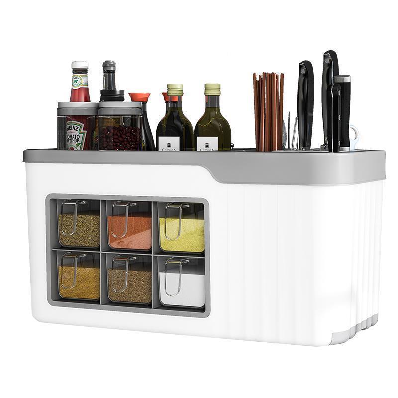 调料盒盐组罐合套瓶装家用台面调味罐多功hXCFEw8X能一体厨房