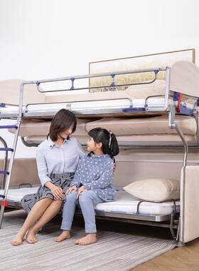 沙发QQT床可卧折叠多功能两铺用床小户型上下床双层书房室客厅折