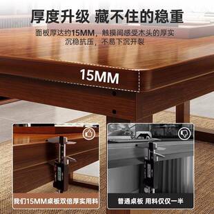 饭FNI桌餐桌桌实木家用小户型现简约长方形客吃饭子厅长代条桌椅