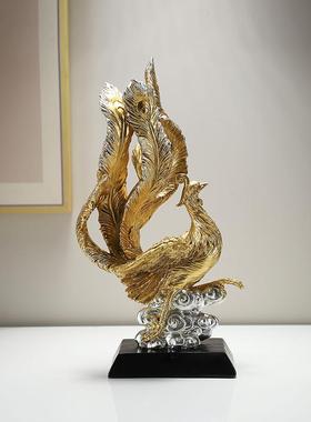 【高端nY7jXNe4件】酒柜电腾视柜龙摆件装饰龙四高端大气上档次摆