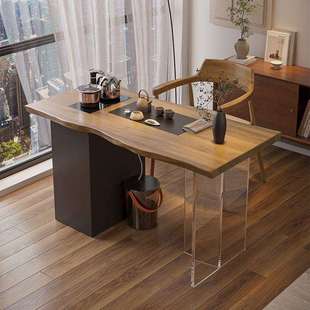 中式实木茶台茶茶桌椅组合木阳台小户原型现代TYC简约家用功新夫