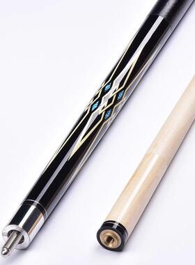 健英球杆大头中式8八球美PC18黑式九球杆手工台分体单支桌球杆CP1