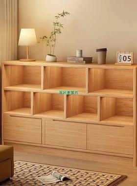 实木柜落地XB100707书置物架体靠墙家收用一客厅纳柜储物柜卧室