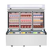 商用便利店展示柜子母柜冰柜风冷无霜冷冻柜冰激凌雪糕柜冰淇淋