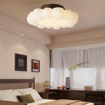 卧室吸顶灯灯法式中古油风主卧公主房M2633全光谱现代简奶约房泡