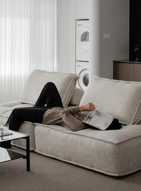 沙发豆休腐沙发方块组合公寓小户NMW型意式简懒人约闲单人卧室网