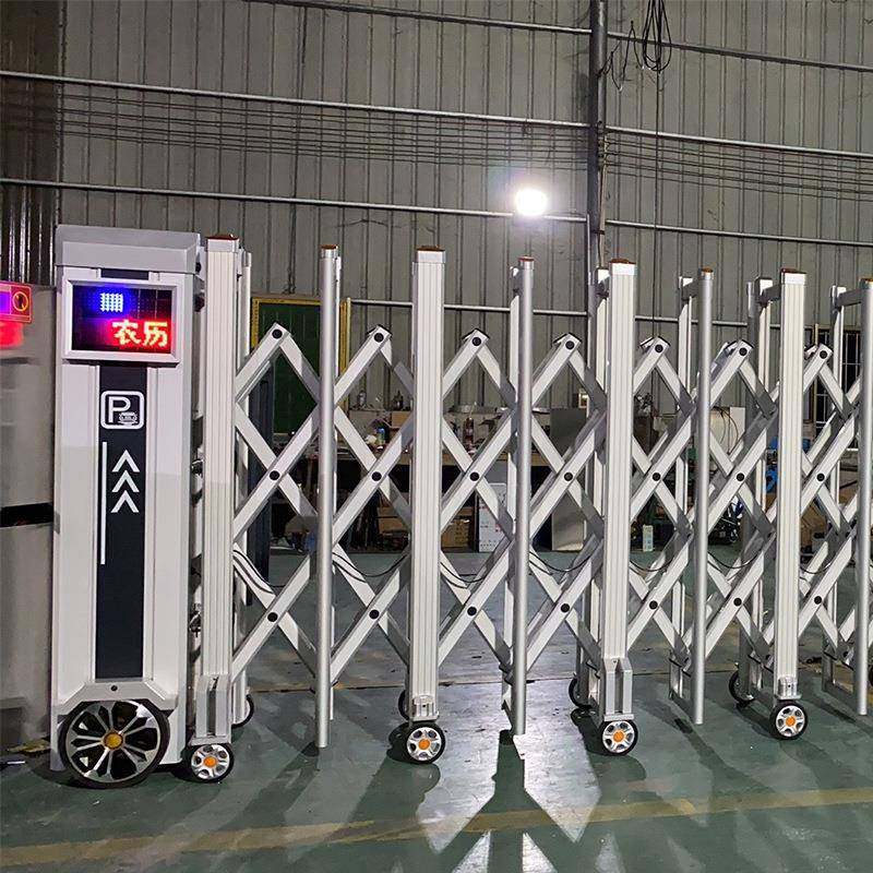 电动伸缩门直自动遥儿控单位程收缩工大门学校幼261园线平移门