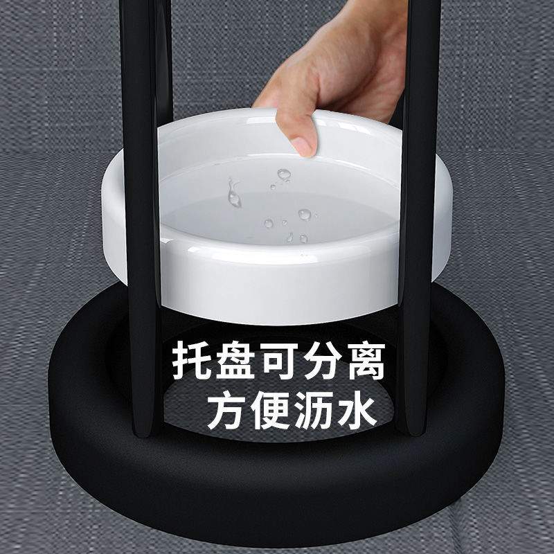 雨伞收纳架家用入门伞架子置物架公司店用酒店大堂铁艺沥水雨伞桶