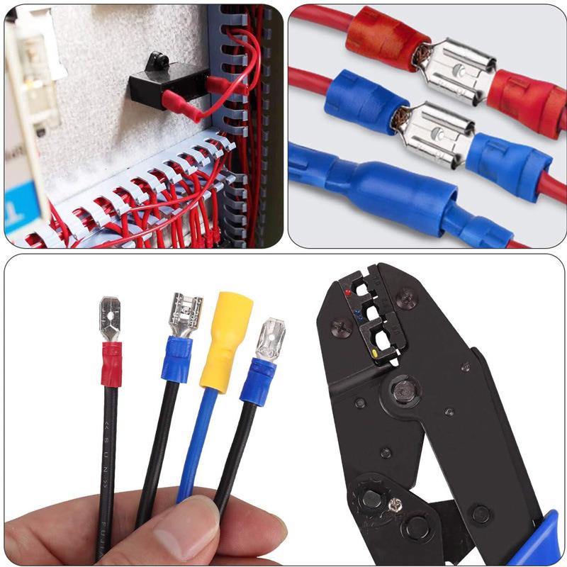 公境货源900跨PCS冷压端子套装母端子插片插簧端子接900PCS盒端子