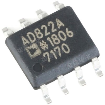 贴片 AD822ARZ-REEL7 SOP-8 单电源轨到轨FET运算放大器芯片 原装