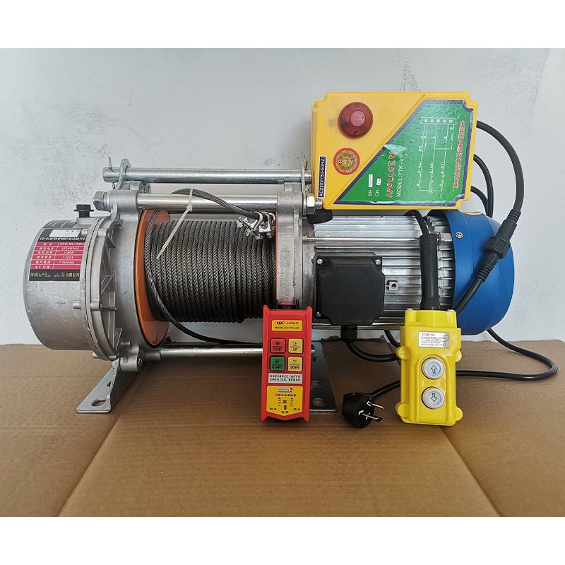 1吨2吨3吨100米无线遥控卷扬机220vG小型吊机提升机380v电动葫芦