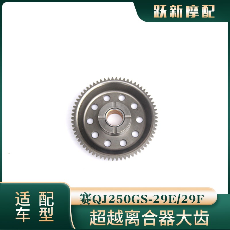 赛QJ250GS-29E/29F定子线E圈磁电机飞轮转子超越离合器起动盘