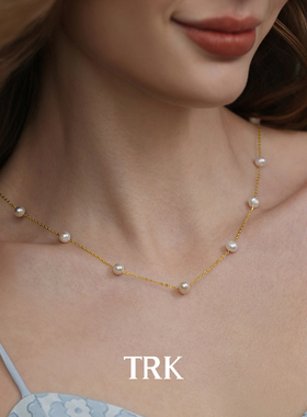 极光5A级淡水珍珠|轻奢小众项链