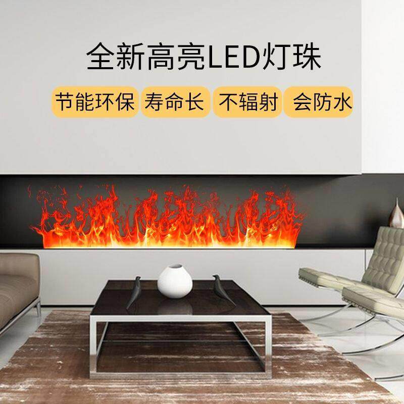 新款直销雾化壁炉嵌入式装饰仿真火焰智能LED欧式客厅家用加湿器d