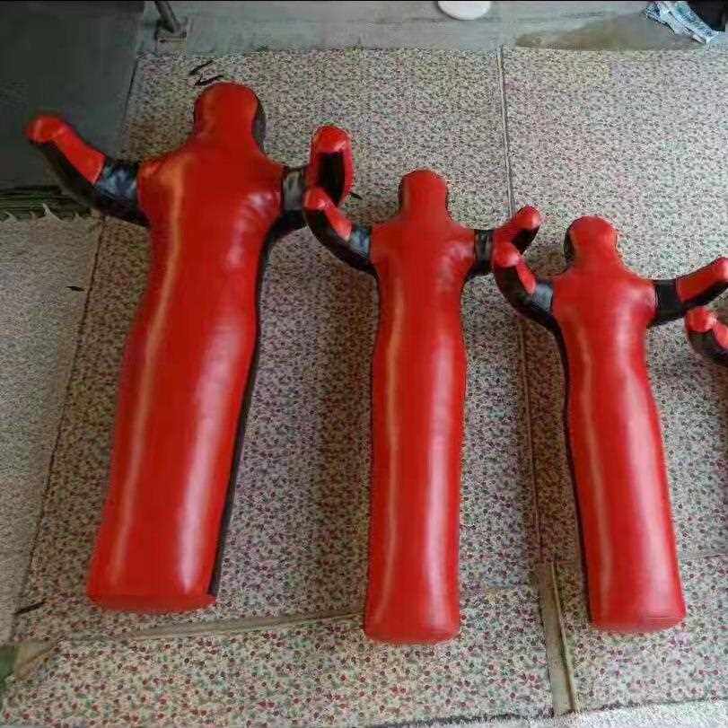 新款直销跆拳道武馆搏击发泄单腿人偶 摔跤拳击格斗散打吊挂式陪