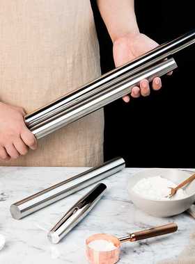 新款直销锶伟SIWEI品质款304不锈钢擀面杖烘培工具压面棍擀饺子皮