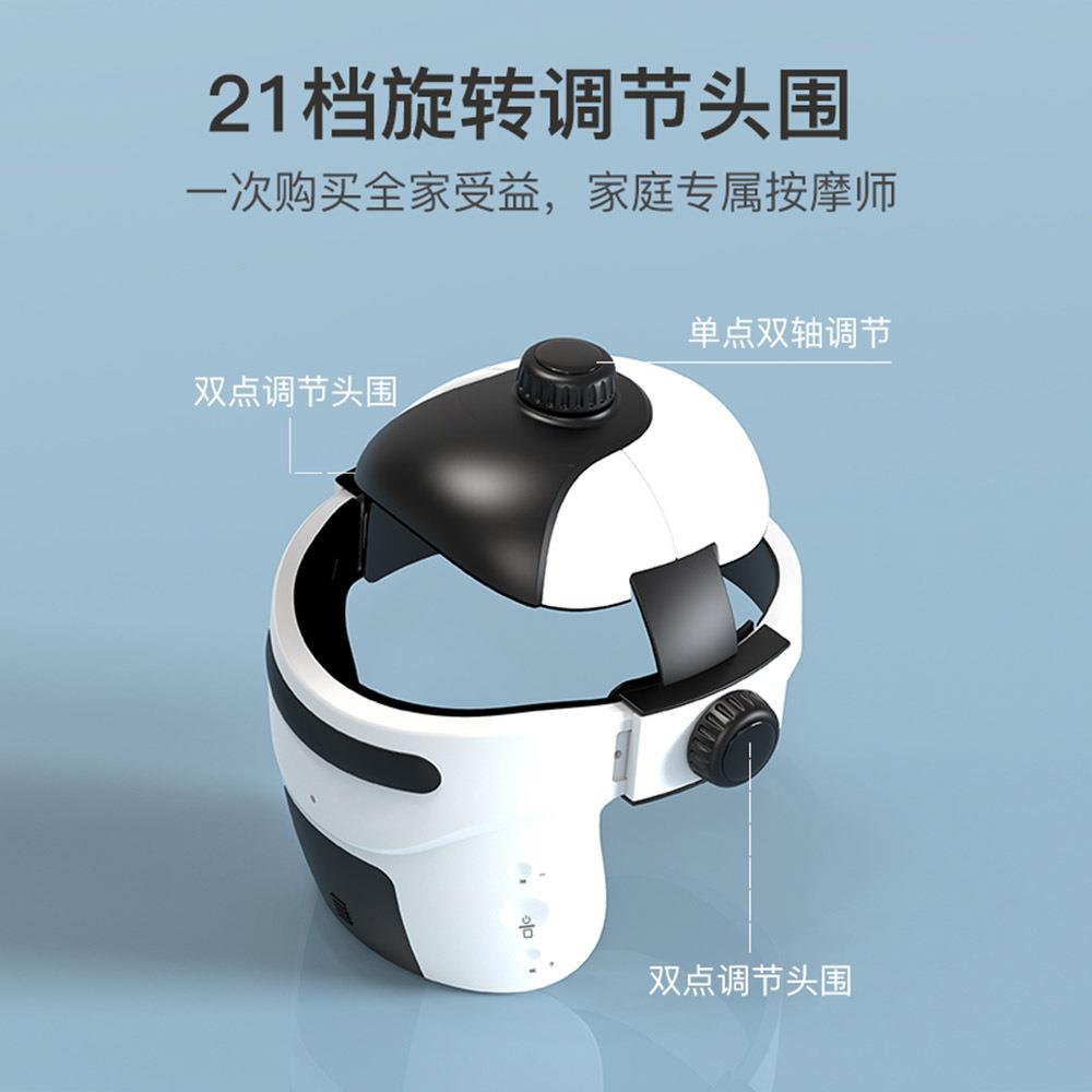 新款直销源头多功能头部按摩仪震动头颈按摩器热敷理疗仪头皮按摩