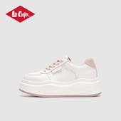 lee 子 松糕百搭鞋 cooper厚底增高小白鞋 女2026透气运动休闲板鞋
