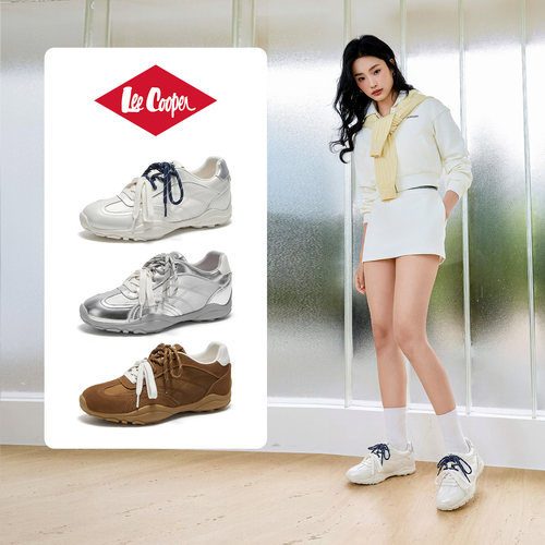 LeeCooper女款复古透气德训鞋