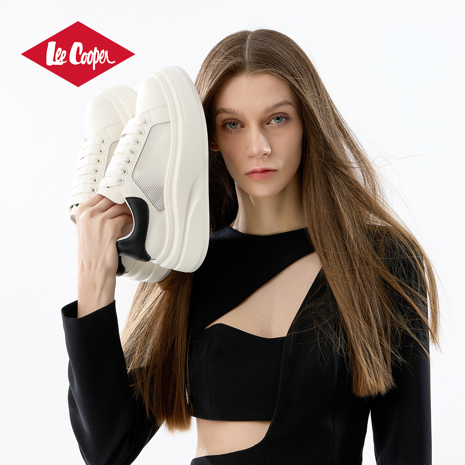 Lee Cooper小白鞋女款2025新款秋冬厚底增高休闲鞋软底百搭板鞋女