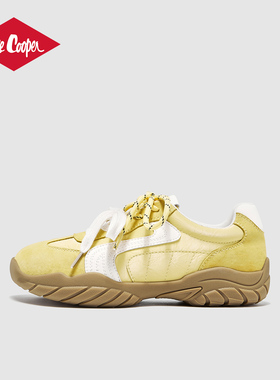 Lee Cooper2026春季新款爆款厚底复古德训鞋休闲运动百搭女鞋子
