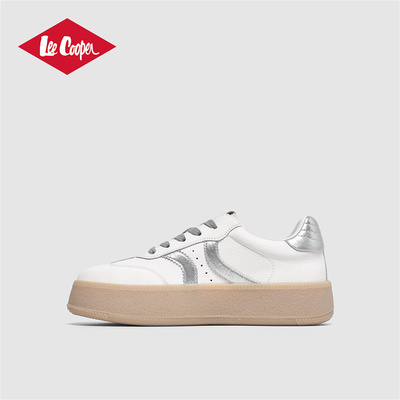 LeeCooper板鞋女2026春季新款厚底百搭休闲鞋街头耐磨运动鞋潮鞋